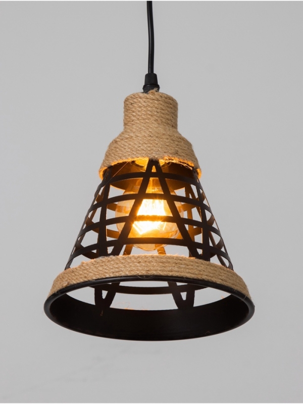 Светильник "Фонарь" 1х40Вт Е27 черный 18х18х20см