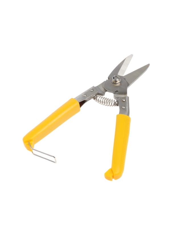 Ножницы по металлу ТУНДРА, авторазжим, пластиковые рукоятки, левый рез, 225 мм