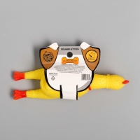 Игрушка пищалка &laquo;Курица&raquo;, 16 см, дворняга