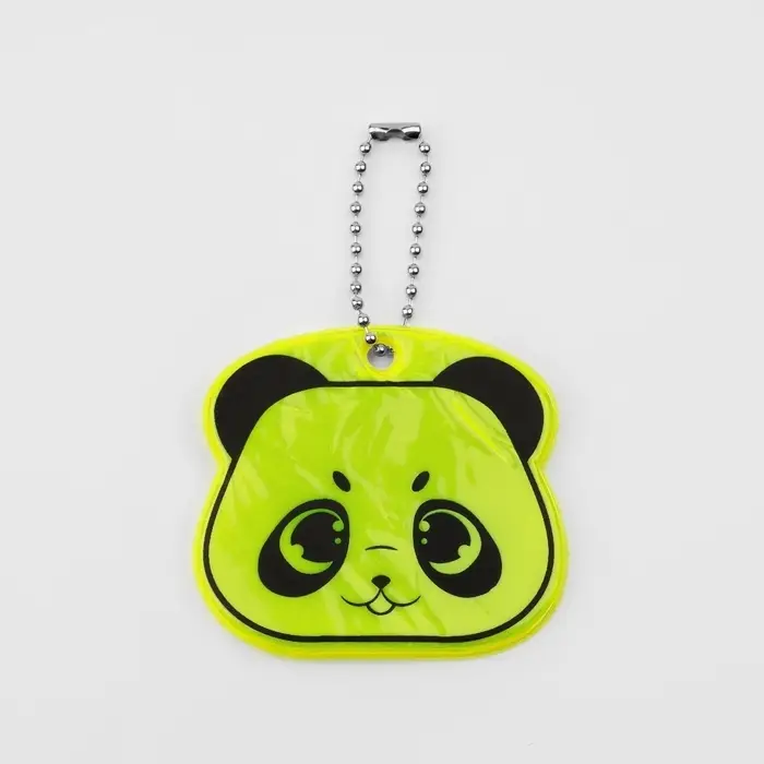 Светоотражающий элемент &laquo;Морда панды&raquo;, двусторонний, 6&times;5.5 см, МИКС