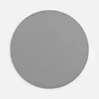 Наклейка тканевая Lunga Round, M, серая