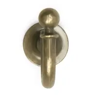 Крючок мебельный ТУНДРА TKO005, однорожковый, бронза, 200 шт