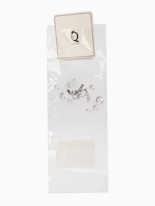 Колье на леске "Капля росы", цвет былй в серебре