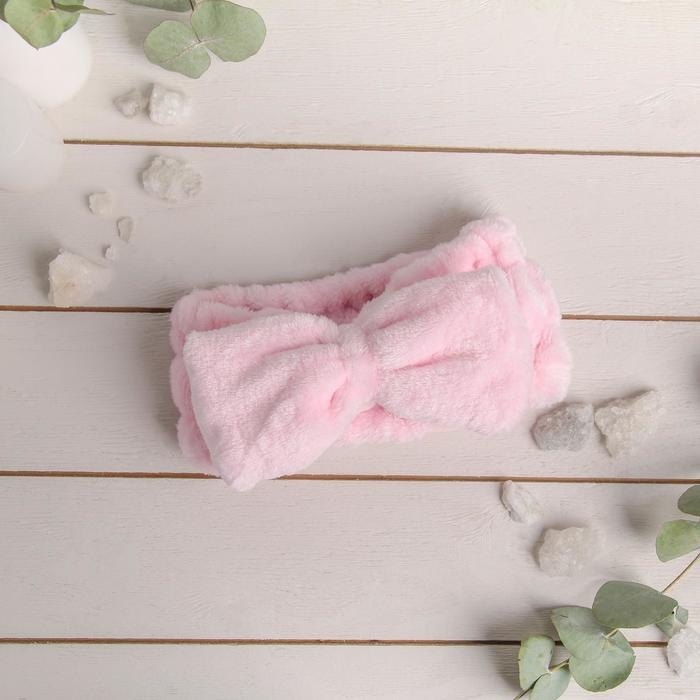 Повязка для умывания &laquo;Бантик&raquo;, цвет МИКС