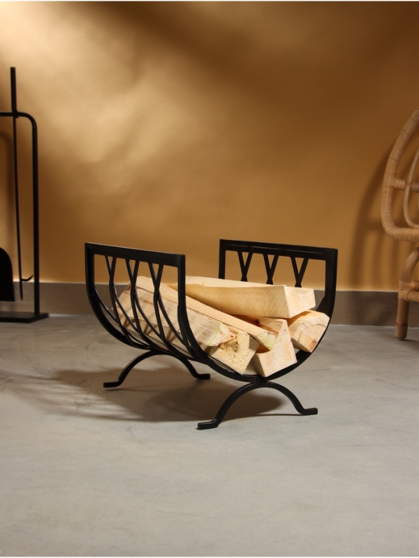 Дровница "Тепло" сталь 40х31х30 см