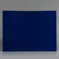 Пакет ламинированный горизонтальный "Синий", XXL  61 х 46 х 20 см