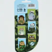 Закладки магнитные для книг, 6 шт "С 23 февраля"