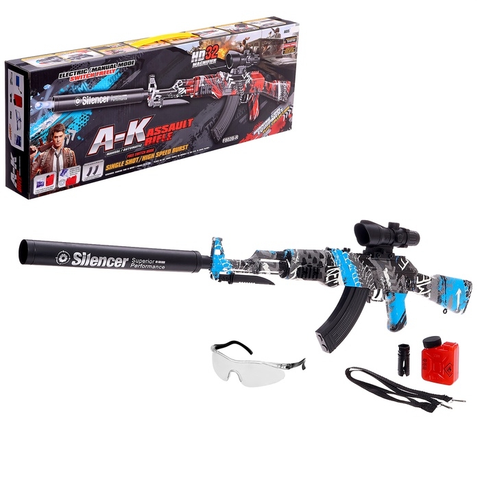 Автомат &laquo;АК-47&raquo;, работает от аккумулятора