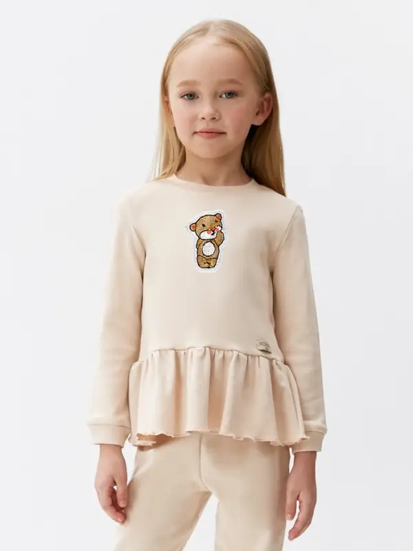 Наклейка на одежду &laquo;Медвежонок&raquo;, с клеевой основой, 3.5&times;5.2 см, разноцветная