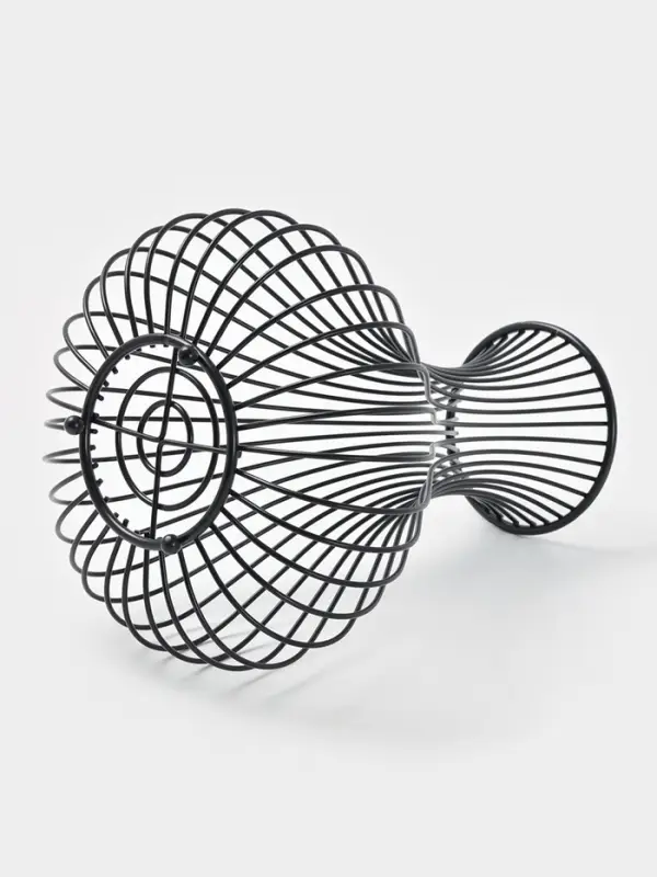 Корзина для пробок "Ваза Лофт", цвет черный