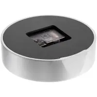 Часы настольные Bronco XXS Sparky, серебристые