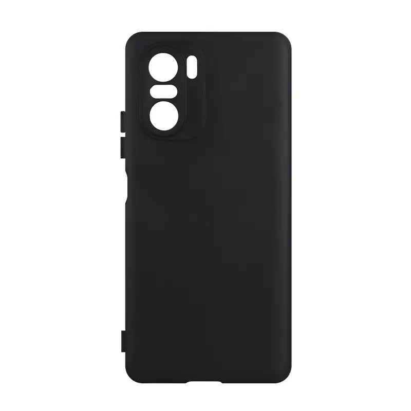 Чехол Xiaomi Poco F3/Mi 11i  TPU 1.0mm матовый черный