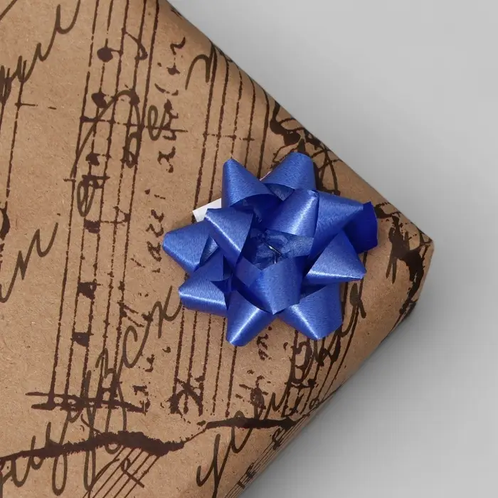 Бант - звезда №3.5, фасовка 8 шт., МИКС