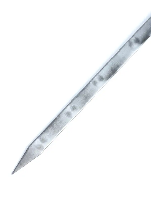 Набор шампуров в колчане, 6 шт, деревянная ручка "Шар", 73(50) х 1,2 х 0,25 см, серый