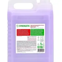 Крем-мыло жидкое биоразлагаемое для мытья рук и тела SYNERGETIC "Дикие ягоды", 5 л