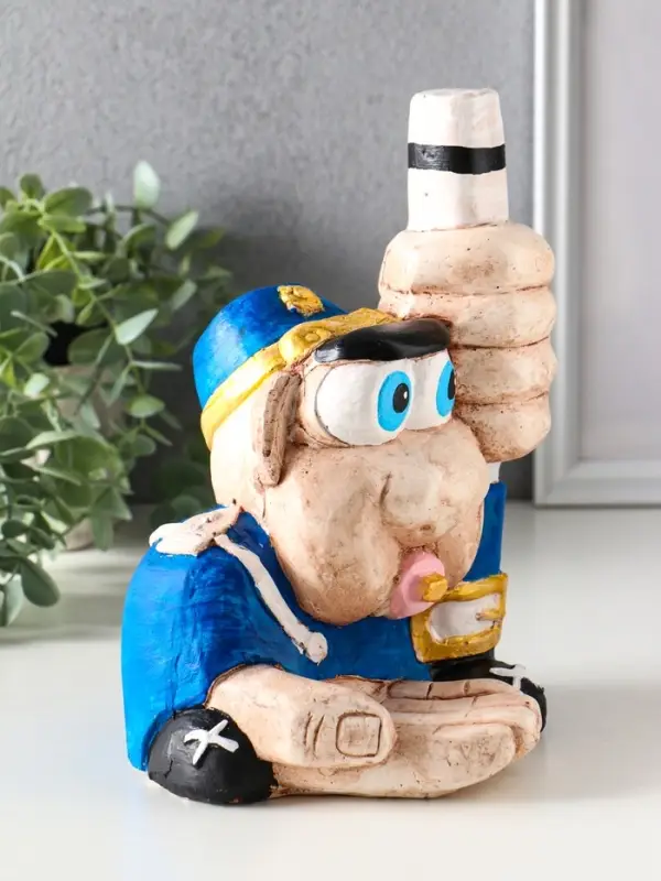 Копилка для денег &laquo;Добрый гаишник&raquo;, гипс, 22.5&times;18&times;15 см