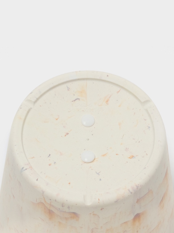 Кашпо круглое "SandStorm" d16,3х15 см, цвет оранжевый