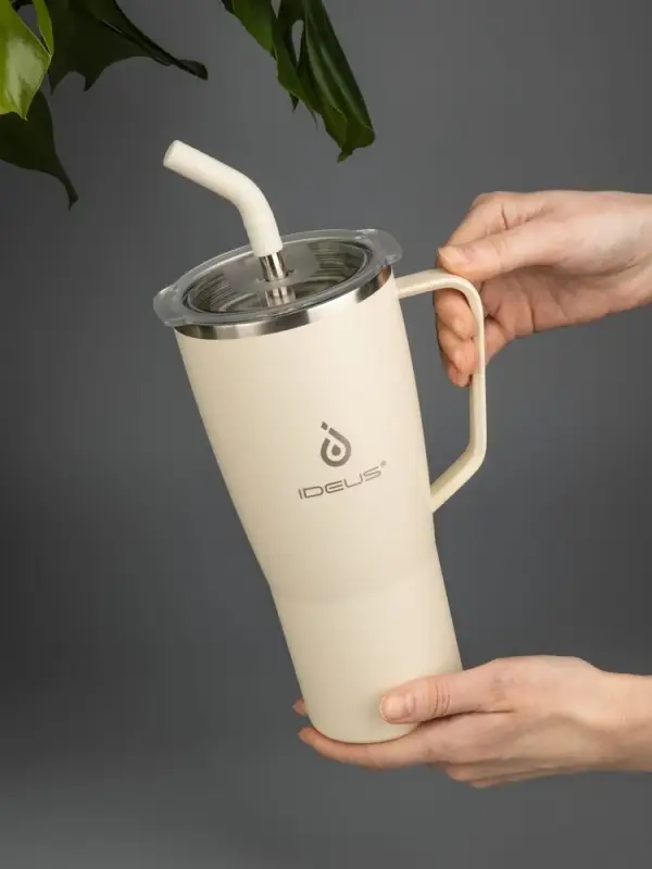 Термостакан Kasumigaoka, белый (молочный)