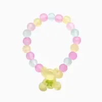 Браслет детский Выбражулька &laquo;Мишка&raquo;, d=6 см. бусины, разноцветный