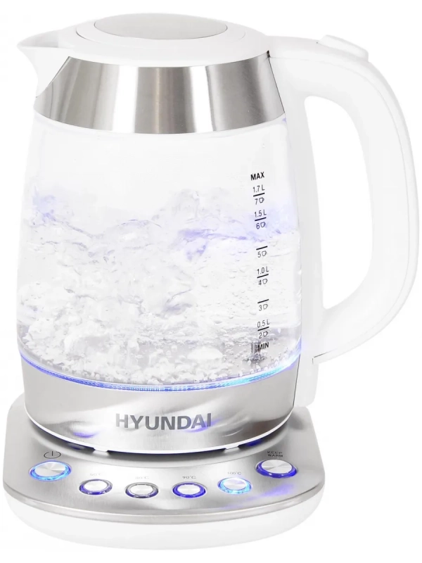 Чайник HYK-G4033 1.7л. 2200Вт белый