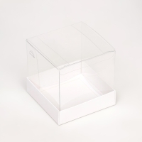 Упаковка для кондитерских изделий, белый, 10 х 10 х 10 см