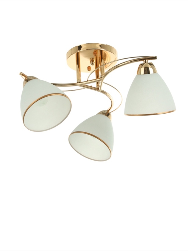 Люстра "Андер" 3хЕ27 40Вт золото 44х44х24 см