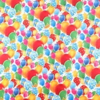 Бумага упаковочная двухсторонняя крафтовая &laquo;Яркие шары&raquo;, 70 х 100 см