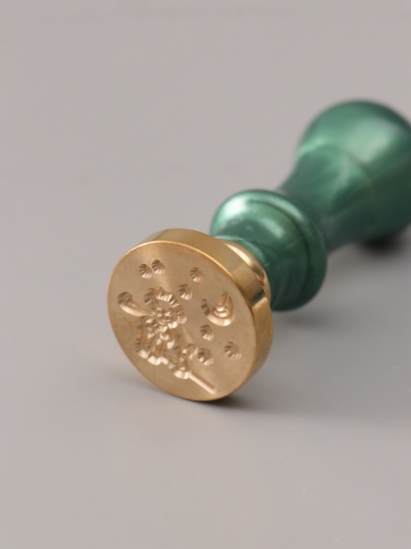 Сургучный набор "Мальчик и лис" печать, ручка, сургуч 12,5х10х3,6 см