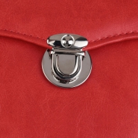 Застёжка для сумки, 3,8 &times; 3,8 см, цвет серебряный