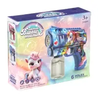 Генератор мыльных пузырей "Единорожка",световые эффекты, работает от батареек