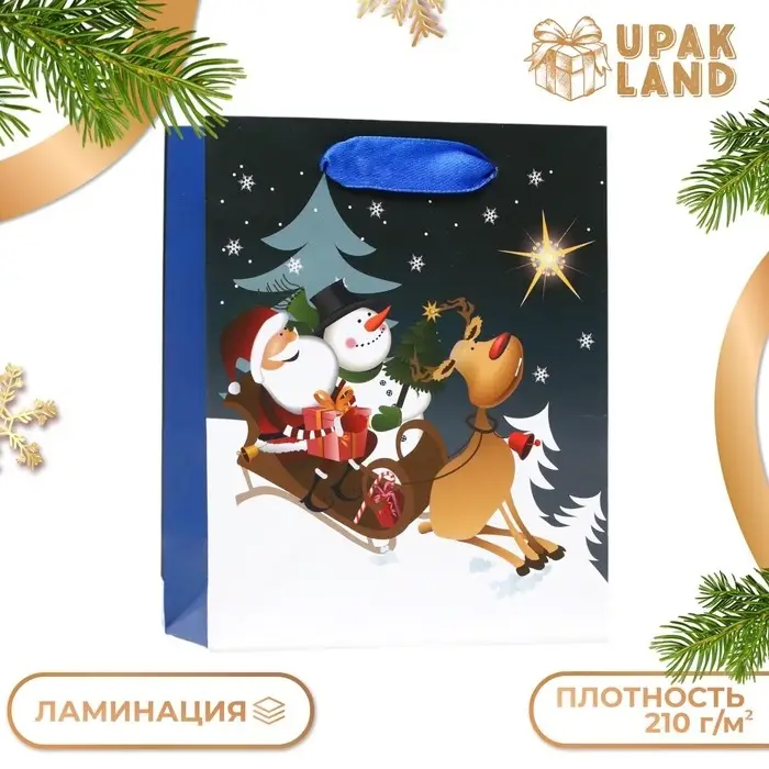 Пакет ламинированный &laquo;Сказочная ночь&raquo; 11.5&times;14.5&times;6 см