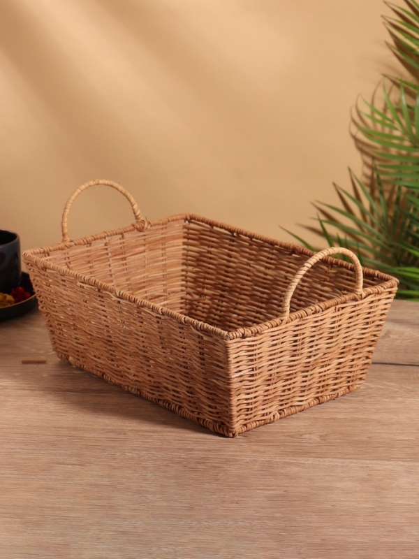 Корзина плетеная 32x22x11 см, пластик