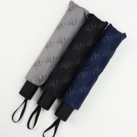 Зонт механический &laquo;Узор&raquo;, эпонж, 4 сложения, 10 спиц, R = 53/60 см, D = 120 см, цвет МИКС