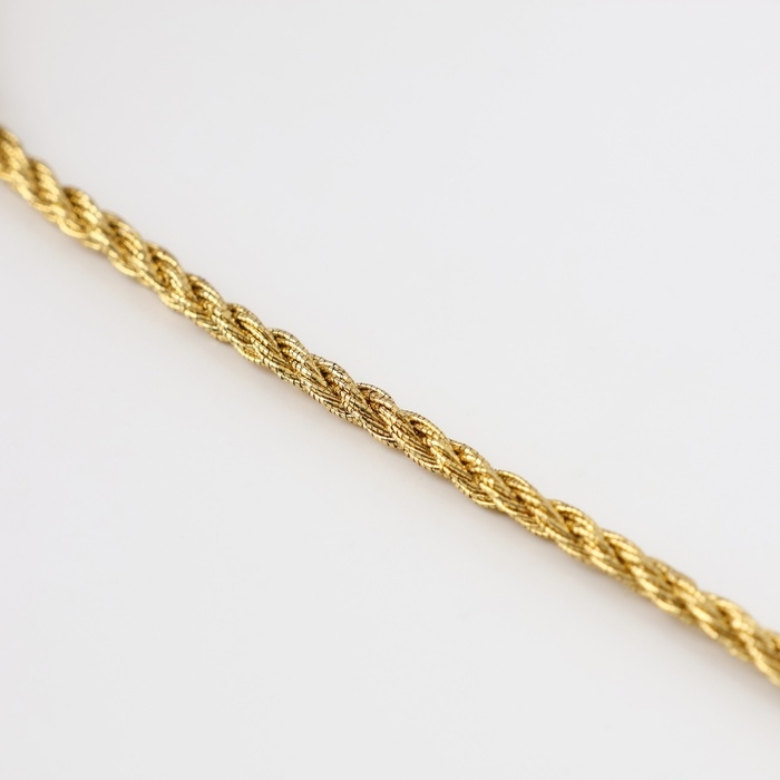 Нить для плетения, d = 4 мм, 15 &plusmn; 1 м, цвет золотой