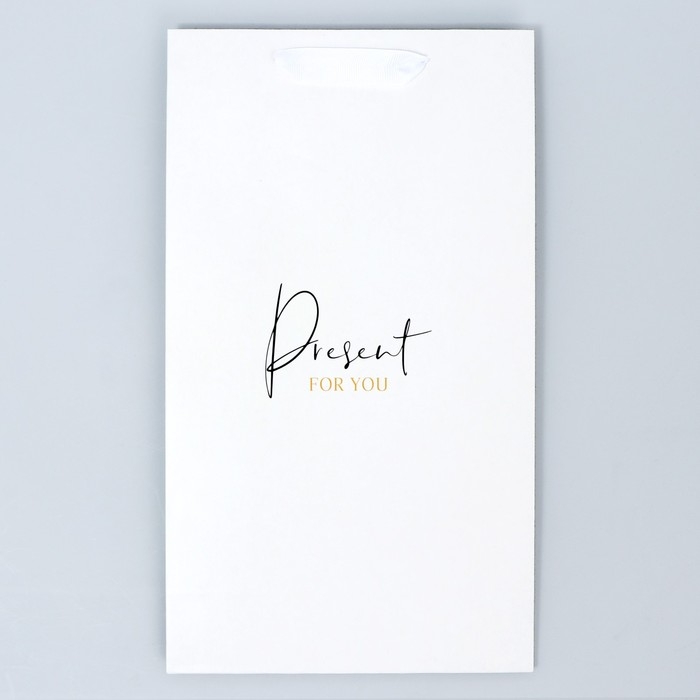 Пакет подарочный под две бутылки, упаковка, &laquo;Present for you&raquo;, 35 х 20 х 9 см