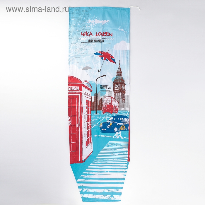 Чехол для гладильной доски Nika, 125&times;36 см, рисунок МИКС