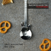 Ложка десертная из нержавеющей стали Magistro &laquo;Гитара&raquo;, длина 12 см, цвет серебряный