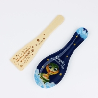 Подарочный набор новогодний Дорого внимание &laquo;Сияй&raquo;: подставка под ложку, лопатка