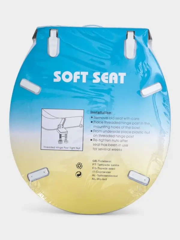 Сиденье для унитаза 40х37х4,5 см "Океан"