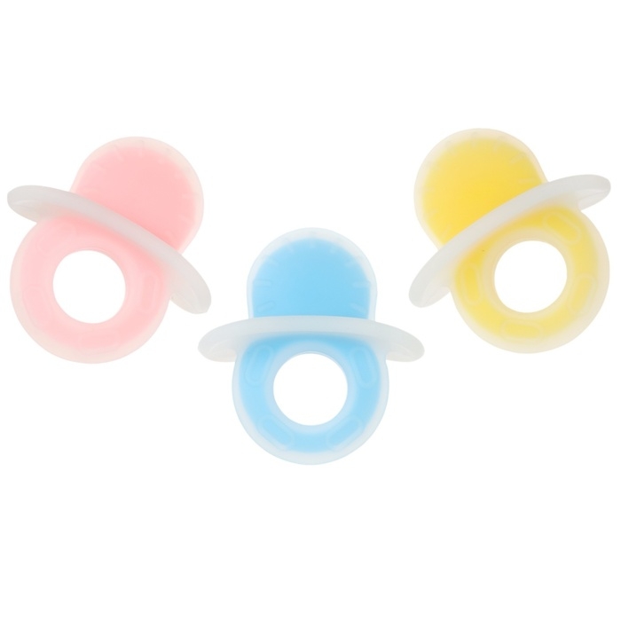 Прорезыватель силиконовый &laquo;Пустышка&raquo;, цвет МИКС, Крошка Я