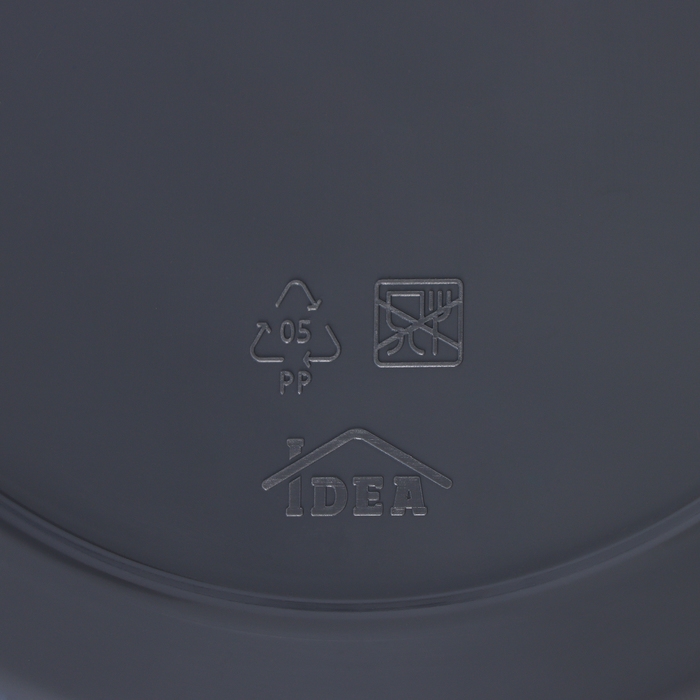 Кашпо на ножках &laquo;Флориан&raquo;, 4,2 л, d=25 см, h=18,5 см, цвет графитовый