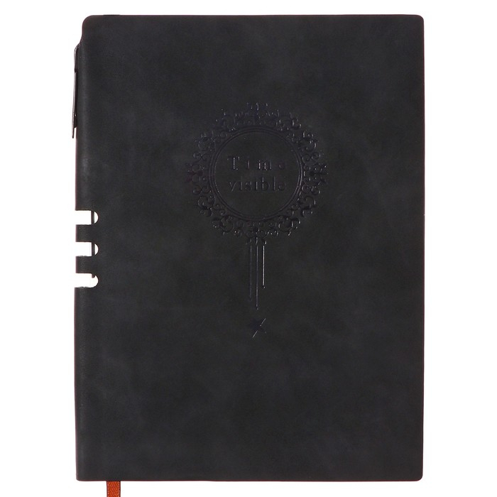 Ежедневник недатированный А5, 100 листов в линейку, с отделением для ручки, обложка ЛАЙТ пвх, МИКС