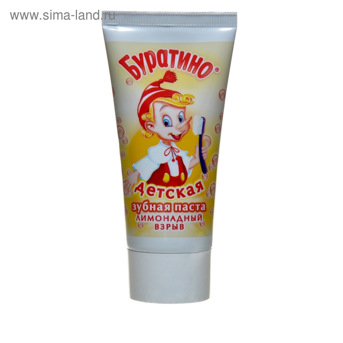 Детская зубная паста Буратино &laquo;Лимонадный взрыв&raquo;, 75 г