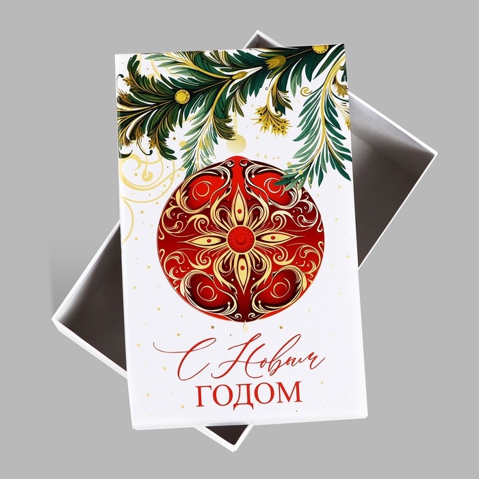 Набор подарочных коробок 6 в 1 &laquo;Новогодние шары&raquo;, 20 х 12.5 х 7.5 &ndash; 32.5 х 20 х 12.5 см, Новый год