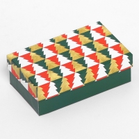 Набор коробок подарочных 15 в 1 &laquo;С Новым годом&raquo;, 12 х 7 х 4 см - 46,6 х 35,2 х 17.5 см, Новый год