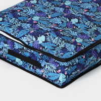 Кофр для хранения вещей &laquo;Тропики&raquo;, 80&times;45&times;15 см, цвет синий