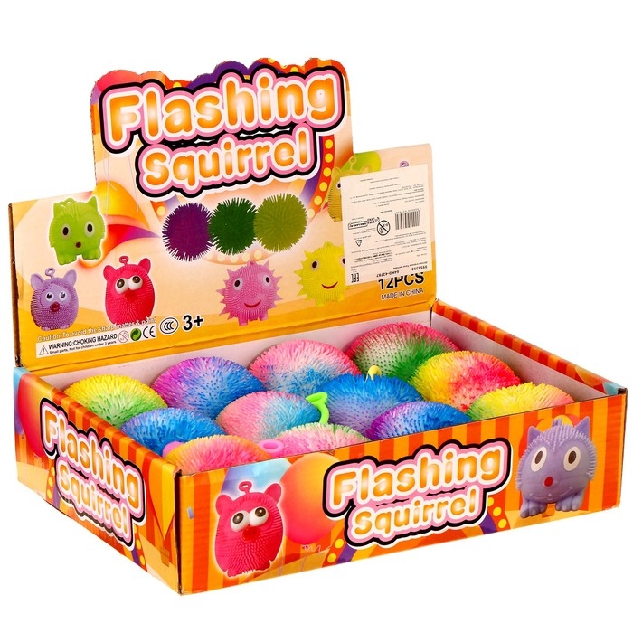 Ёжка &laquo;Пушистик&raquo; световой, цвета МИКС