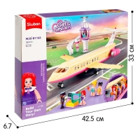 Конструктор Розовая мечта &laquo;Самолёт мечты&raquo;, 384 детали
