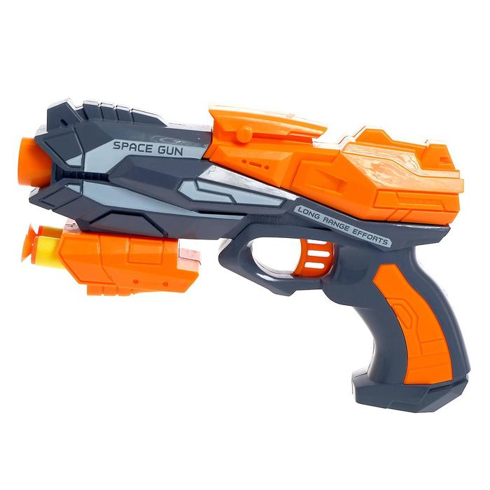 Бластер &laquo;Космос&raquo;, стреляет мягкими пульками, цвета МИКС