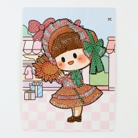 Алмазная вышивка &laquo;Маки&raquo;, 13,7 &times; 18,3 см, картон, с частичным заполнением